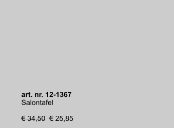 art. nr. 12-1367 Salontafel  € 34,50  € 25,85