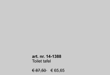 art. nr. 14-1388 Toilet tafel  € 87,50    € 65,65