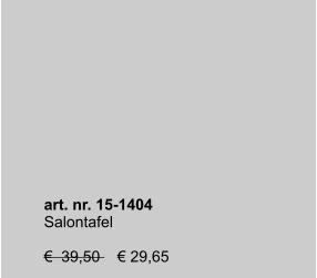 art. nr. 15-1404 Salontafel  €  39,50    € 29,65